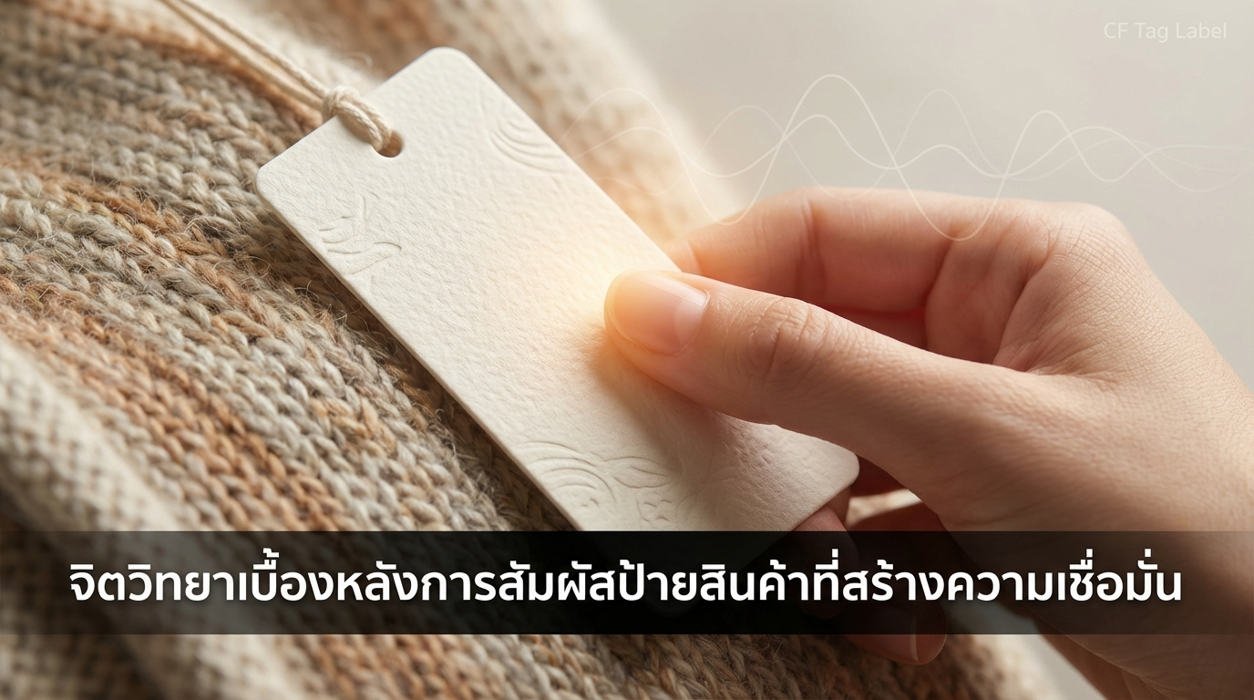 จิตวิทยาเบื้องหลังสัมผัสของป้ายแท็กสินค้าที่สร้างความไว้วางใจ
