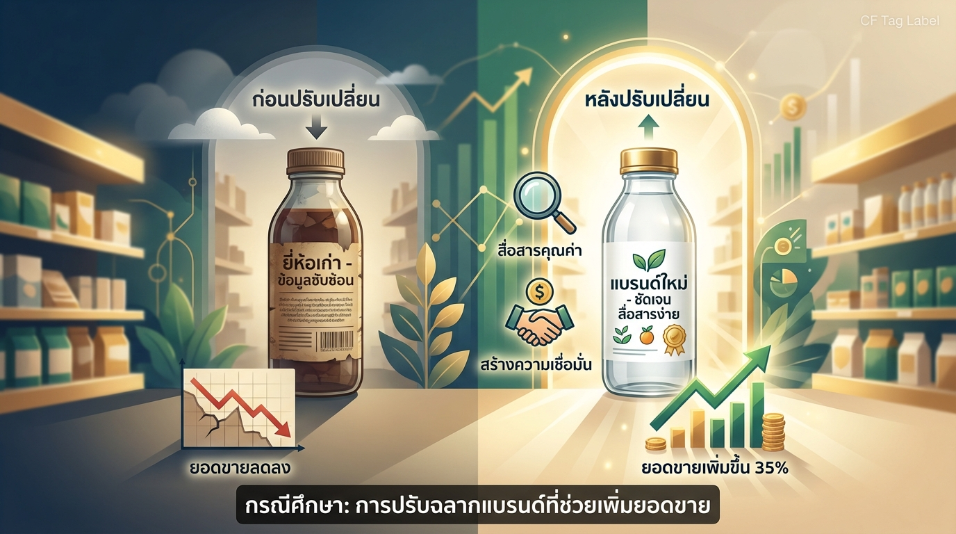 กรณีศึกษาการปรับป้ายแบรนด์ที่ดันยอดขายพุ่งทะยาน