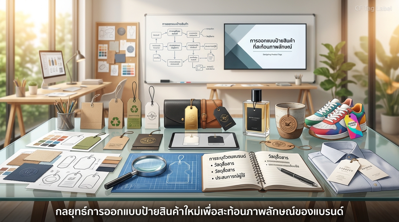 กลยุทธ์การออกแบบป้ายแท็กสินค้าใหม่เพื่อสะท้อนภาพลักษณ์แบรนด์