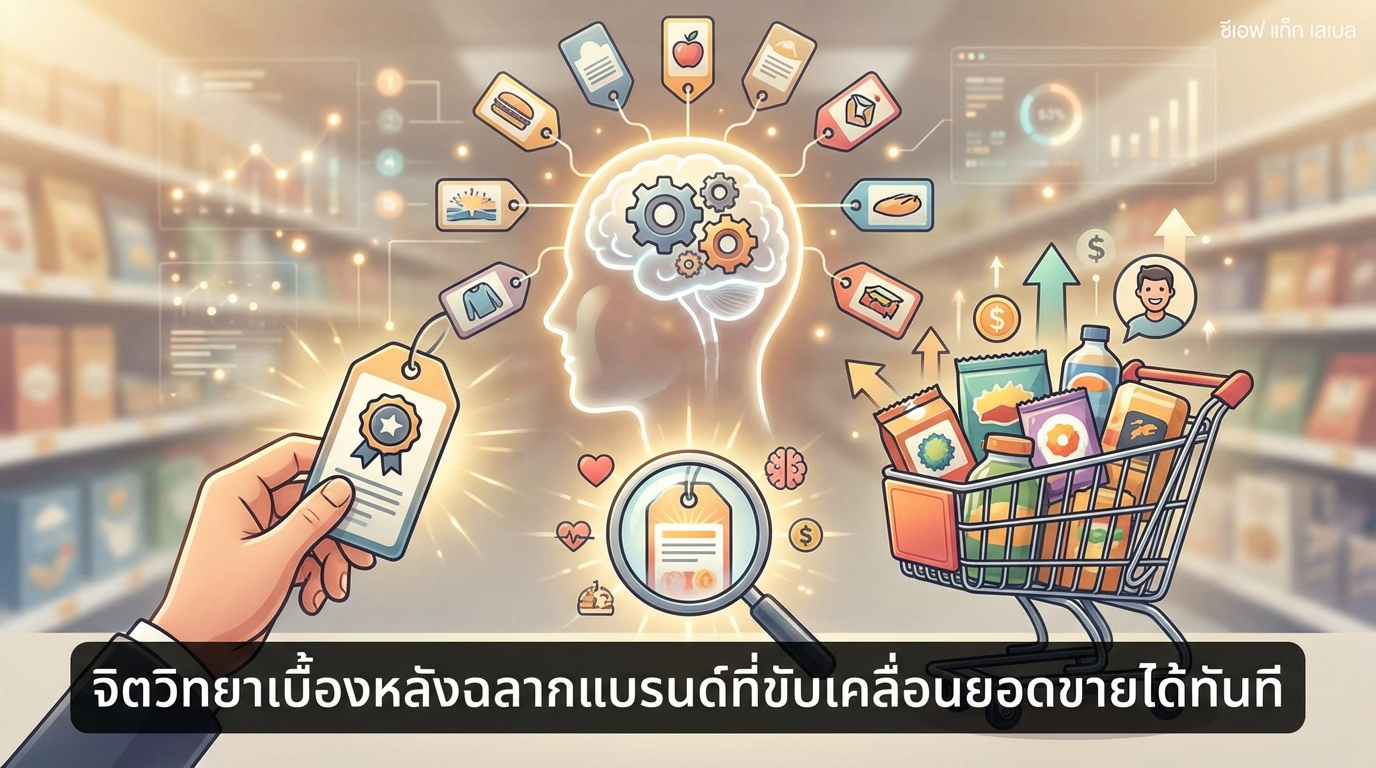 จิตวิทยาเบื้องหลังป้ายแบรนด์สินค้าที่กระตุ้นยอดขายทันที