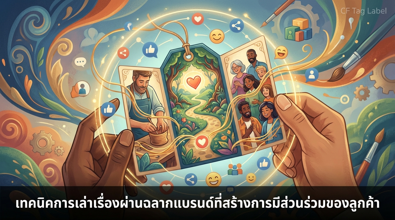 เทคนิคการเล่าเรื่องผ่านป้ายแบรนด์ที่สร้างความผูกพันกับลูกค้า