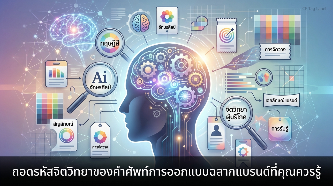 ถอดรหัสคำศัพท์จิตวิทยาการออกแบบป้ายแบรนด์ที่คุณควรรู้