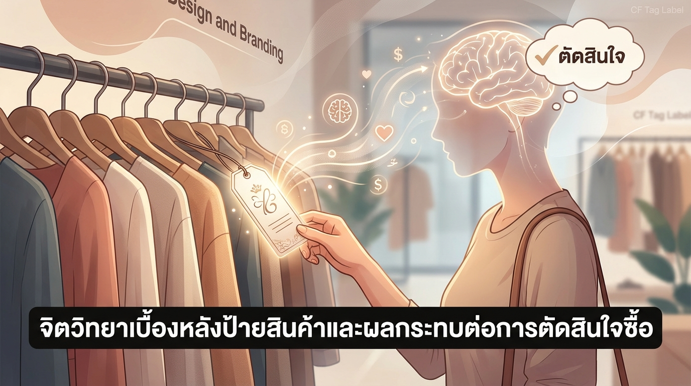 จิตวิทยาเบื้องหลังป้ายแท็กสินค้าที่ส่งผลต่อการตัดสินใจซื้อ